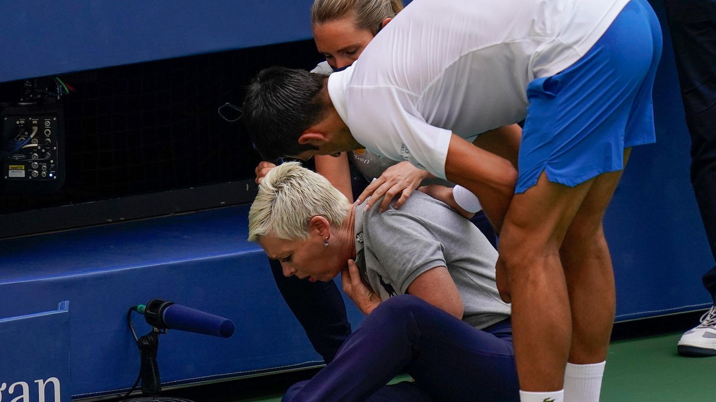 US Open: Novak Djokovic entschuldigt sich bei einer Linienrichterin