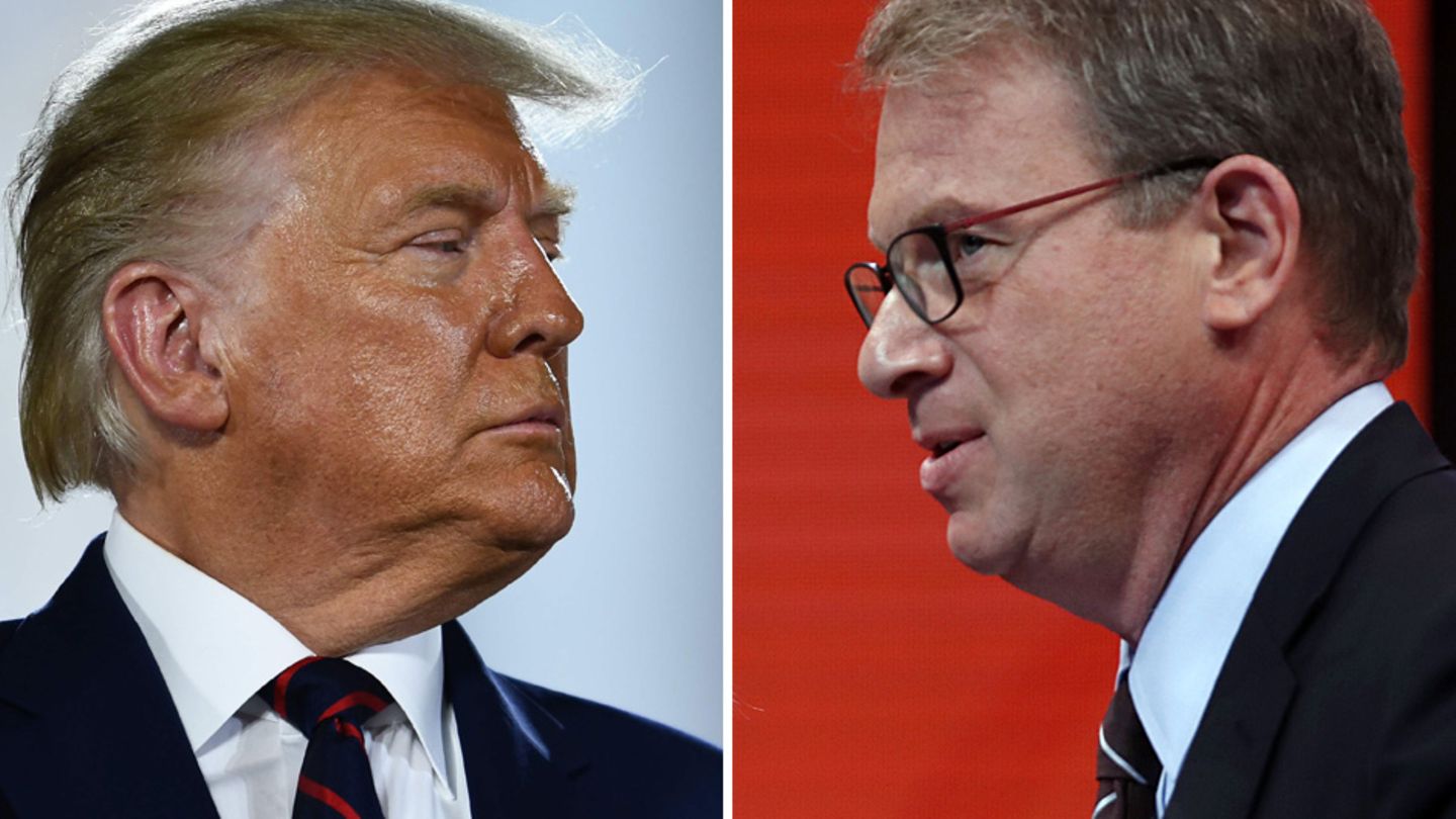 US-Präsident Donald Trump (l.) und "The Atlantic"-Chefredakteur Jeffrey Goldberg