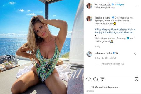 Jessica Paszka wird für ihre freizügigen Postings kritisiert