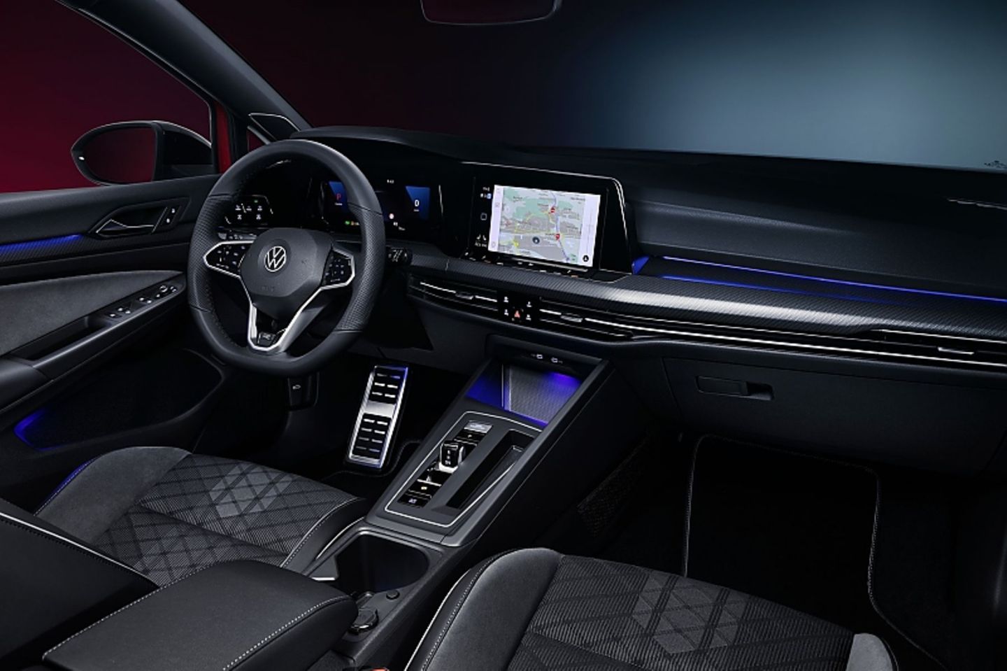 Das Cockpit des Variant und des Alltracks sind identisch mit dem des Golf 8