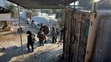 Brand im Flüchtlingslager Moria auf Lesbos