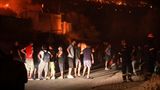Brand im Flüchtlingslager Moria auf Lesbos