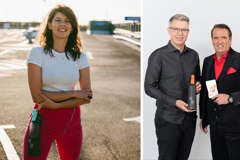 Air-up-Gründerin Lena Jüngst konnte Frank Thelen und Ralf Dümmel als Investoren gewinnen