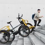 Stufen sind für das 4Forest kein Problem - so eine Treppe sollte man aber dennoch nicht fahren.