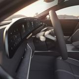 Das Armaturenbrett des Lucid Motors Air