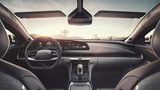 Das Armaturenbrett des Lucid Motors Air