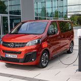 Opel Zafira-e Life kann mit 100 kW geladen werden