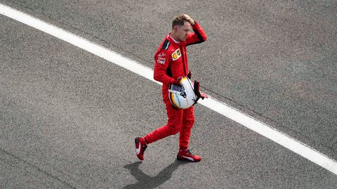 Sebastian Vettel erlebte im Ferrari in dieser Saison ein Desaster nach dem anderen