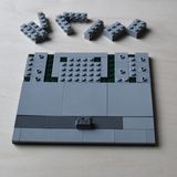 Mit 4er- und 6er-Steinen soll das Gebäude an Volumen und Höhe zunehmen...