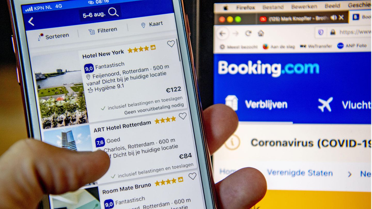 Die Homepage von Booking.com: Hotels sollen in Deutschland gegen die Firma in den Niederlanden klagen können