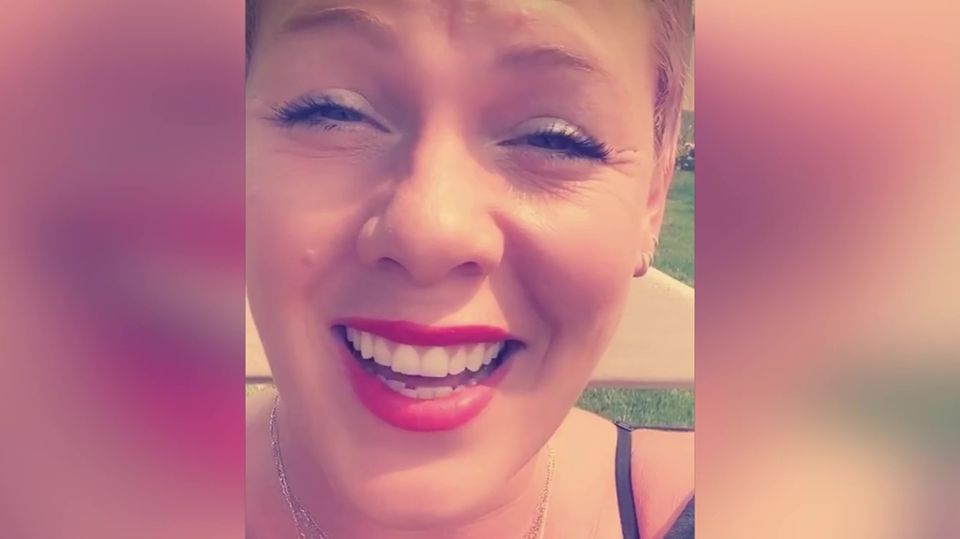 Sängerin Pink auf Instagram Sängerin Pink auf Instagram