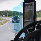 Klassische Außenspiegel verdecken beim Lkw einiges an Sichtfeld
