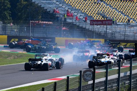Chaos-Rennen: Es hab einige Crashs in Mugello 