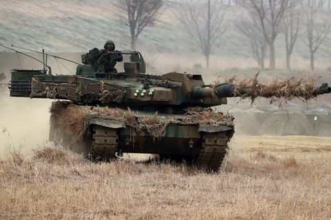 Der K2 Black Panther der südkoreanischen Armee.