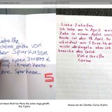 Auf diesen Brief hat Mama schon lange gehofft, Ella, 9 Jahre     Inkasso bei der Zahnfee, Carina, 8 Jahre