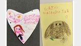Glückwünsche zum Valentinstag: Tilly, 5 Jahre          Maja, 6 Jahre