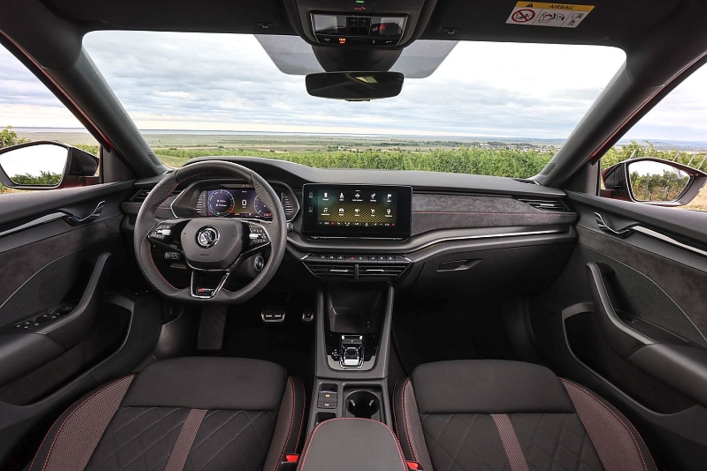 Das Cockpit entspricht dem der anderen Octavia-Modelle