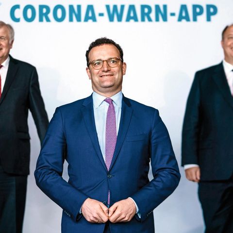 Horst Seehofer, Jens Spahn und Helge Braun