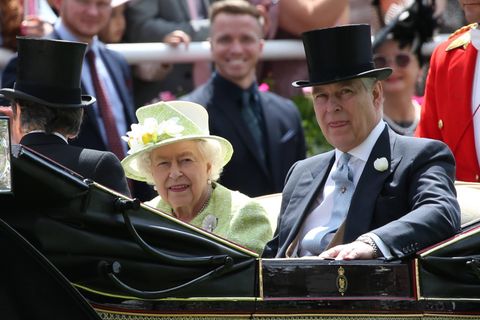 Queen Elizabeth II und Prinz Andrew