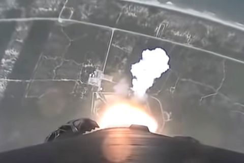 Raketenflug der Falcon 9