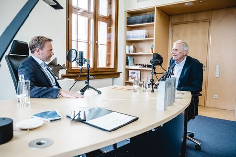 Christian Lindner im Gespräch mit Ulrich Wickert