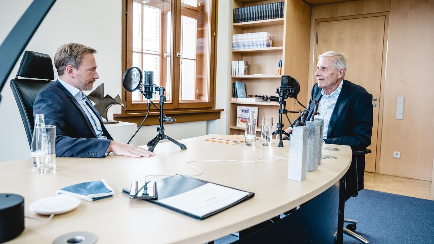 Christian Lindner im Gespräch mit Ulrich Wickert
