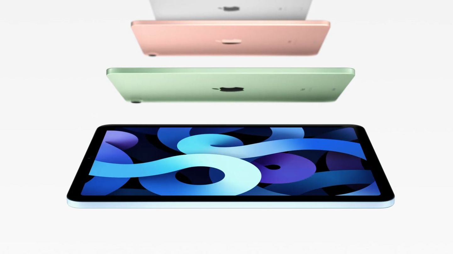 Das neue iPad Air 4 ist in fünf Farben erhältlich