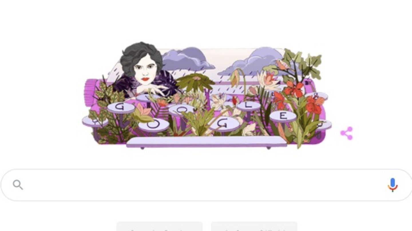 Mascha Kaléko im Google Doodle
