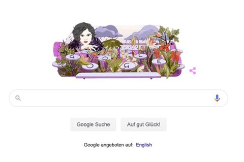 Mascha Kaléko im Google Doodle