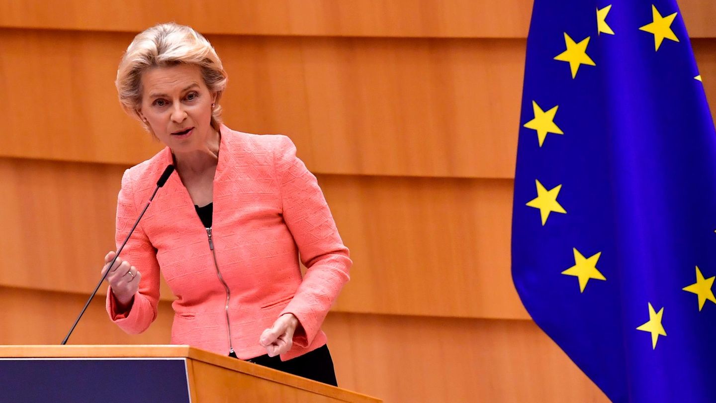 EU-Kommissionspräsidentin von der Leyen kündigt in Brüssel verschärfte Klimaziele an
