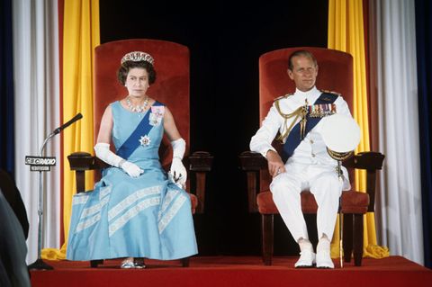 Barbados Queen Elizabeth II. und Prinz Philip
