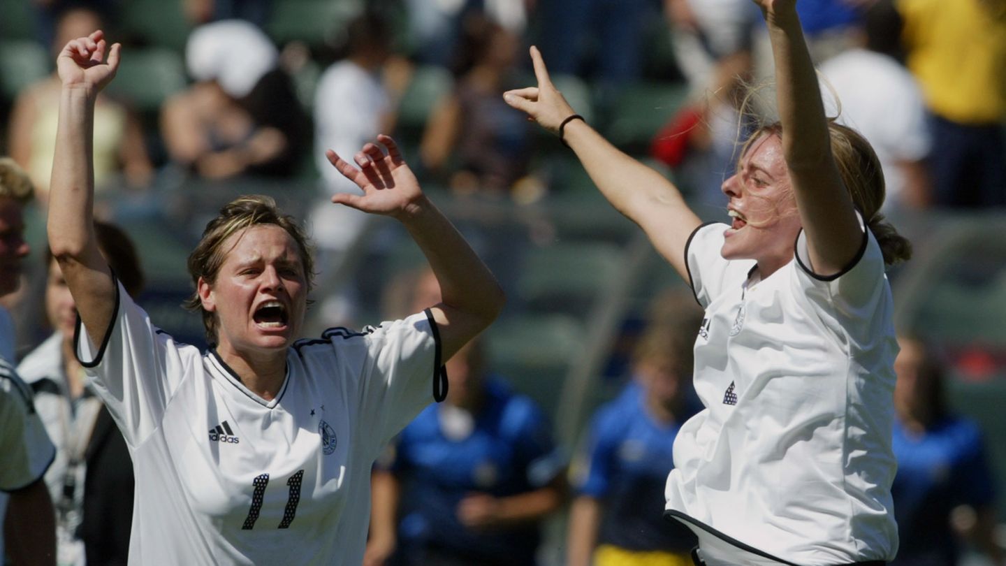 Fussballweltmeisterin: Sie köpfte die deutsche Frauen-Nationalmannschaft zum WM-Titel – was macht eigentlich Nia Künzer? Fussballweltmeisterin: Sie köpfte die deutsche Frauen-Nationalmannschaft zum WM-Titel – was macht eigentlich Nia Künzer?
