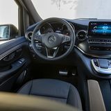 Die Konnektivität ist auch beim EQV einwandfrei