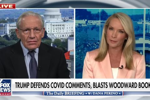 Bob Woodward zu Gast bei Fox-News-Moderatorin Dana Perino