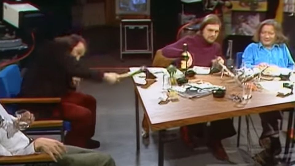 Nikel Pallat mit dem Beil