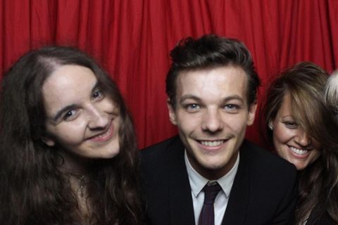 Louis Tomlinson von One Direction unterstützte Meghan Bhari (li) unermüdlich