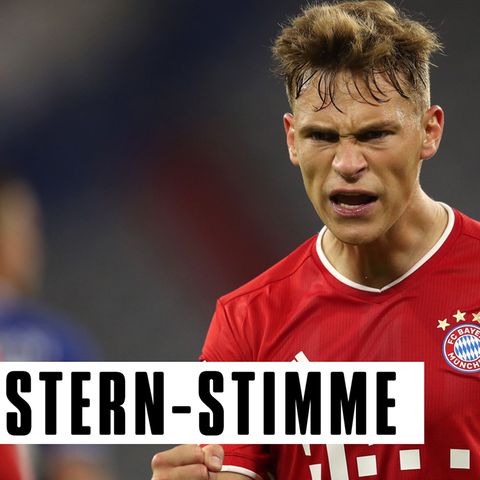 Joshua Kimmich vom FC Bayern im Spiel gegen Schalke 04