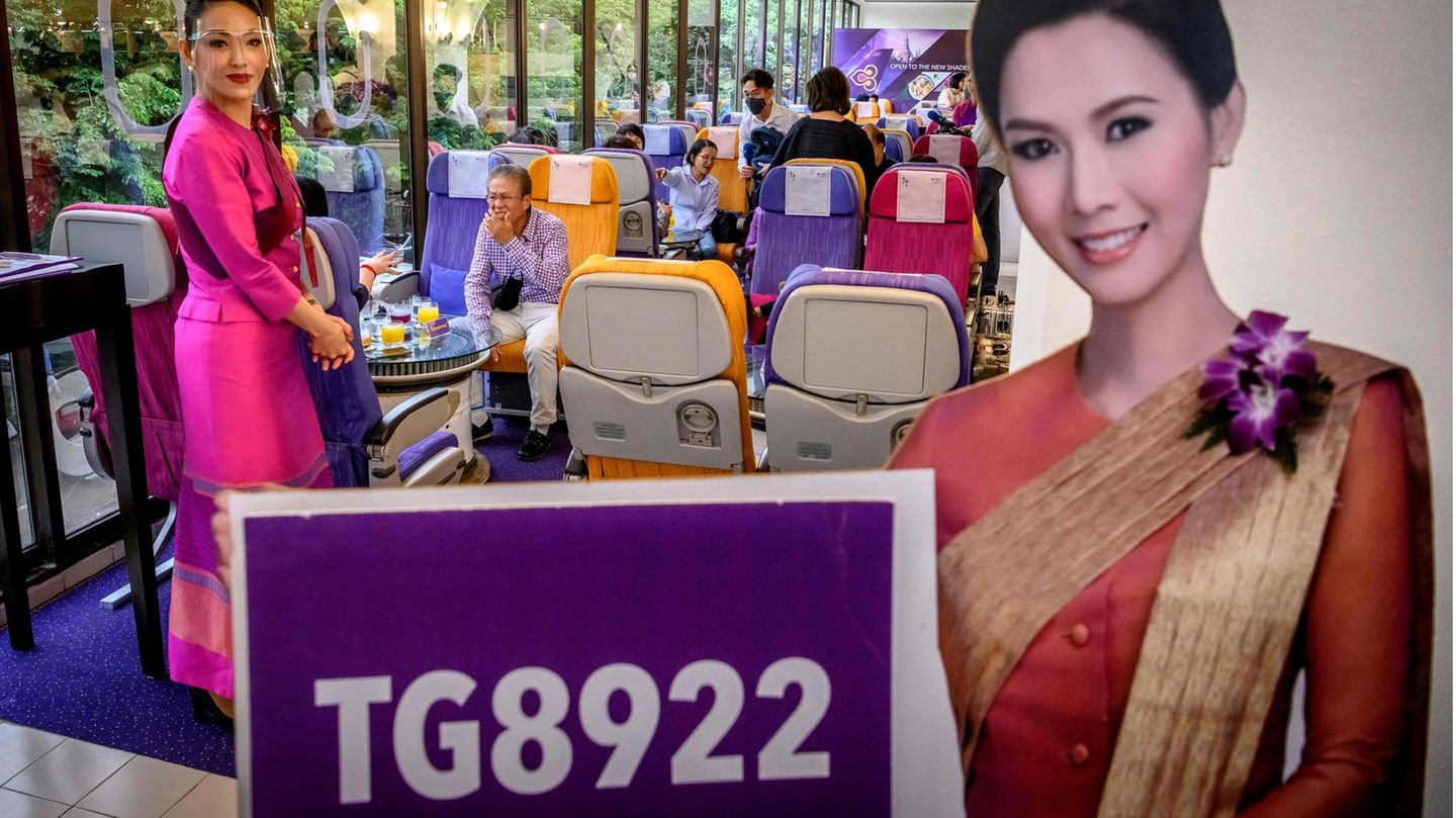 Der Flug mit der Nummer 8922 von Thai Airways verspricht ein ganz besonderes Erlebnis...