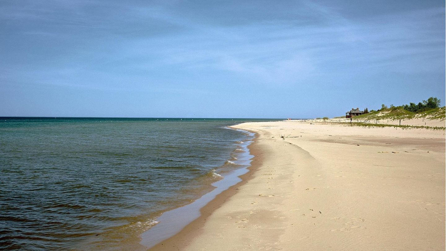 Ein Strand am Lake Michigan (Archivfoto)