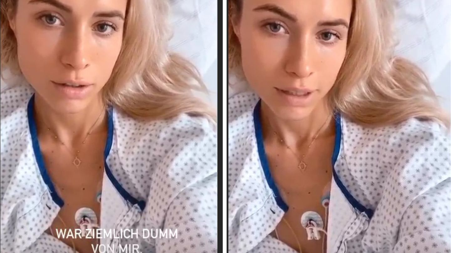 Alena Gerber meldet sich aus dem Krankenhaus bei ihren Instagram-Followern