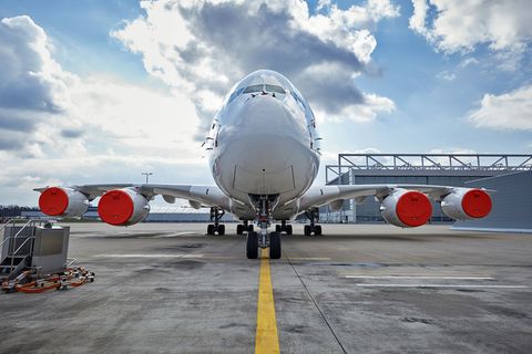 Airbus A380 der Lufthansa