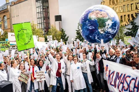 Eckhart von Hirschhausen bei der Fridays for Future Demonstration in Berlin