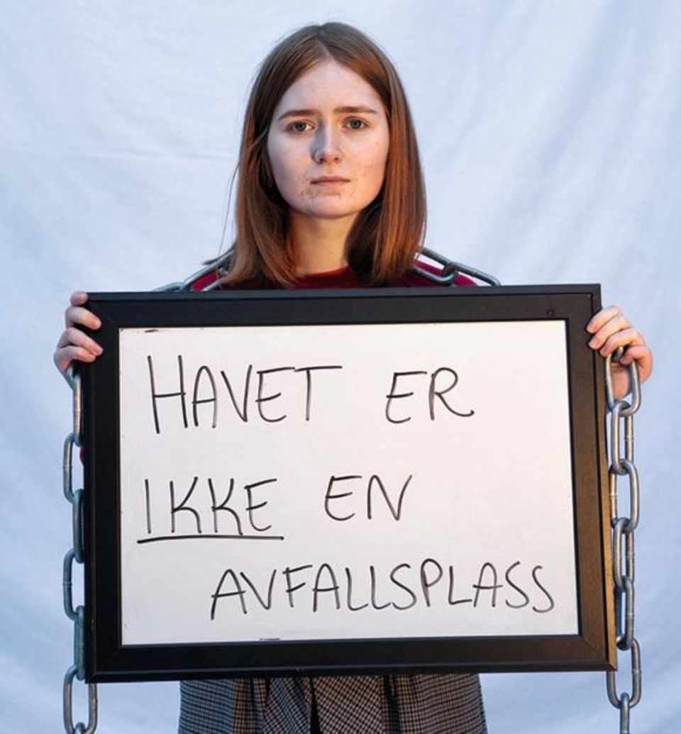 Elise Sørensen Klimaaktivistin Norwegen Elise Sørensen
