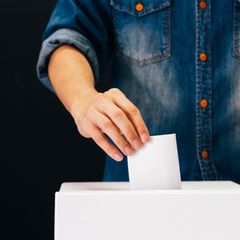 Eine Wahlurne