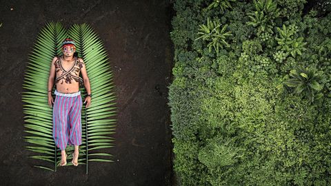 Links: Nantu; Rechts: Der Regenwald Ecuadors