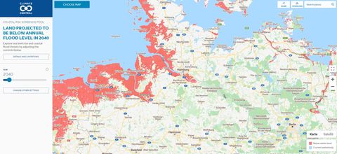 Klimawandel: So könnten sich steigende Meeresspiegel auf Deutschland