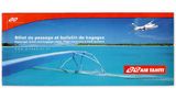 Air Tahiti, Tahiti, 2002  Ein modernes Ticket der polynesischen Regionalfluggesellschaft mit Sitz in Papeete. Die Airline existiert bis heute und verbindet mit zehn Propellerflugzeugen vom Typ ATR die Inseln des französisch Überseeterritoriums miteinander.