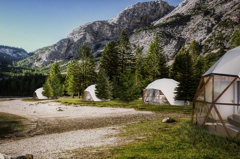 Trend Ökotourismus: Die Öko-Lodges des französischen Architekturbüros Fugu.