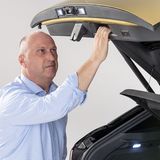 Die Heckklappe schwingt nicht besonders weit auf