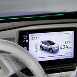 Beim VW ID.4 1st ist das Display zehn Zoll groß